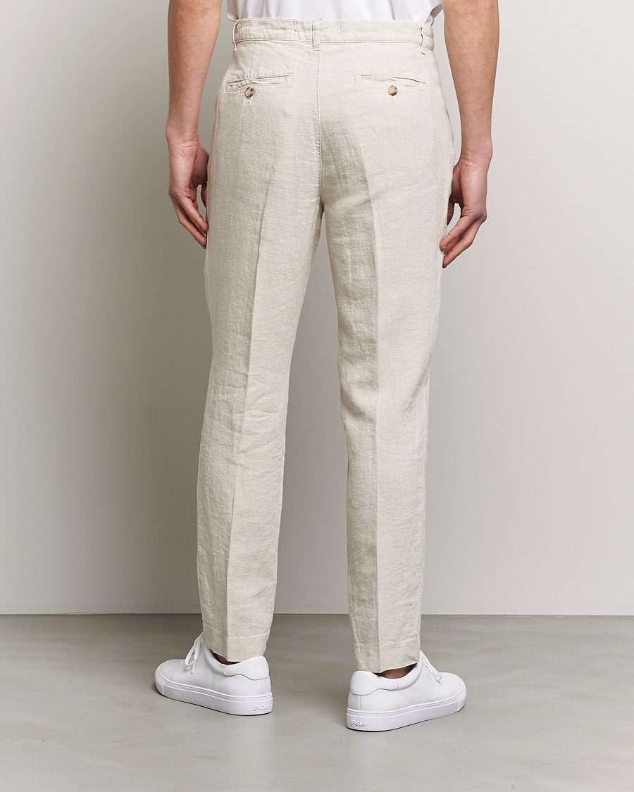 Men | Trousers | A Day's March | Madu Linen Trouser Oyster