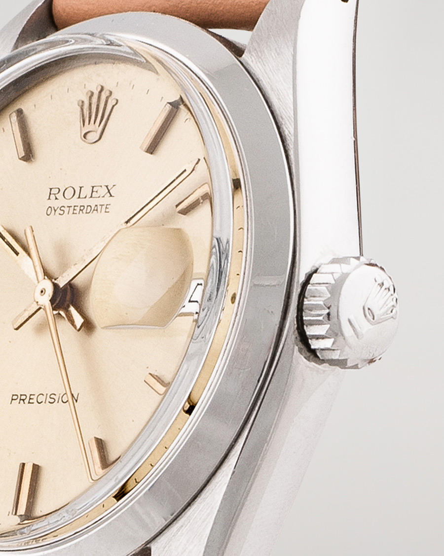 Men | Rolex Pre-Owned Precision 6694 Oysterdate Steel White | Rolex Pre-Owned | Precision 6694 Oysterdate Steel White