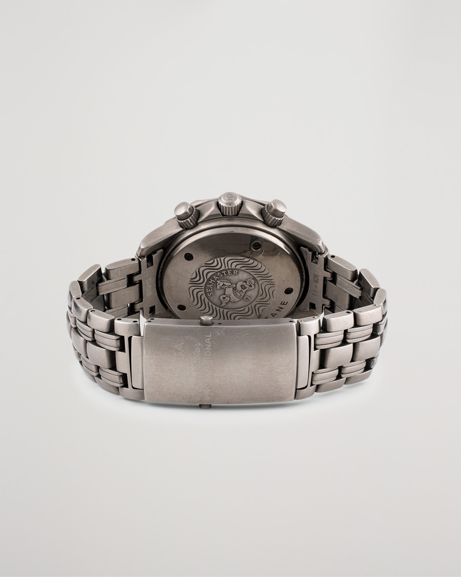 Men | Omega Pre-Owned Seamaster Diver 300M Chrono 2298.80.00 Titan Blue | Omega Pre-Owned | Seamaster Diver 300M Chrono 2298.80.00 Titan Blue