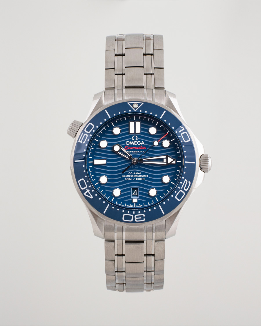 Men | Omega Pre-Owned Seamaster Diver 300M 210.30.42.20.03.001 Steel Blue | Omega Pre-Owned | Seamaster Diver 300M 210.30.42.20.03.001 Steel Blue