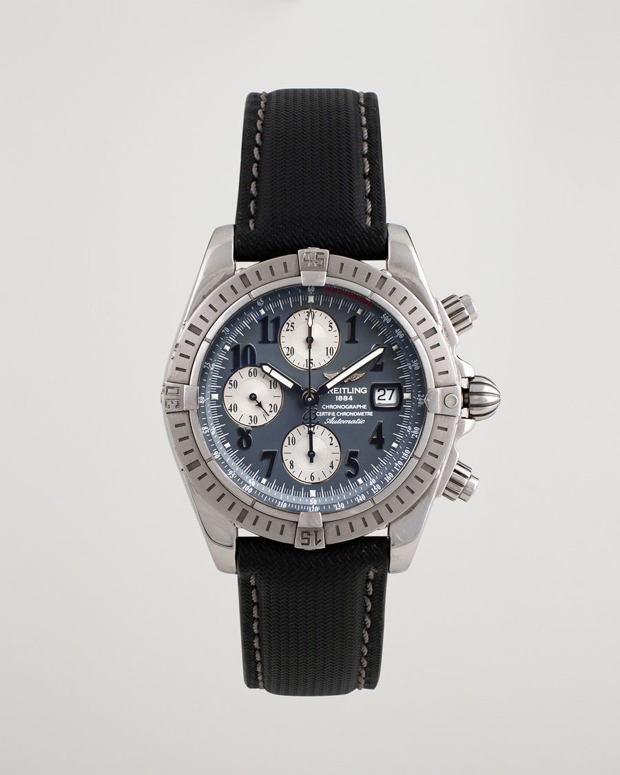 Men | Breitling Pre-Owned Chronomat Evolution A13356 Steel Grey | Breitling Pre-Owned | Chronomat Evolution A13356 Steel Grey