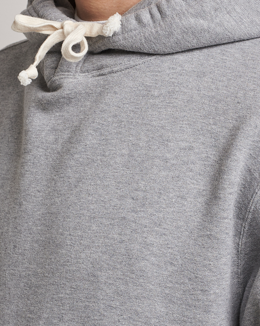 Men | Sweaters & Knitwear | BEAMS PLUS | Japanese Cotton Hoodie Heather Grey