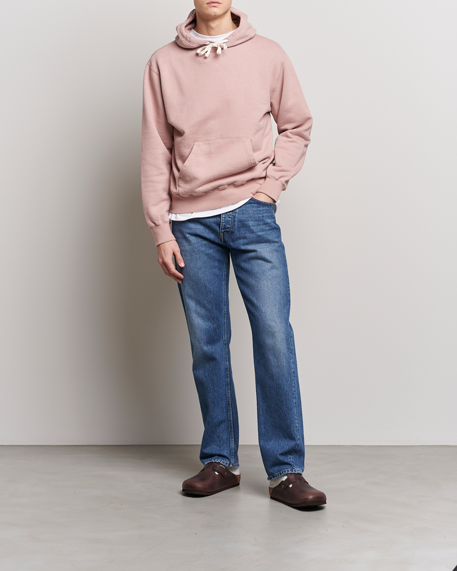 Men | Sweaters & Knitwear | BEAMS PLUS | Japanese Cotton Hoodie Pink