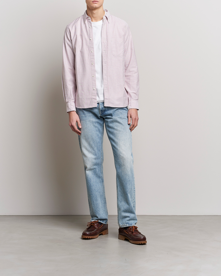 Men | Shirts | BEAMS PLUS | Oxford Button Down Shirt Wine