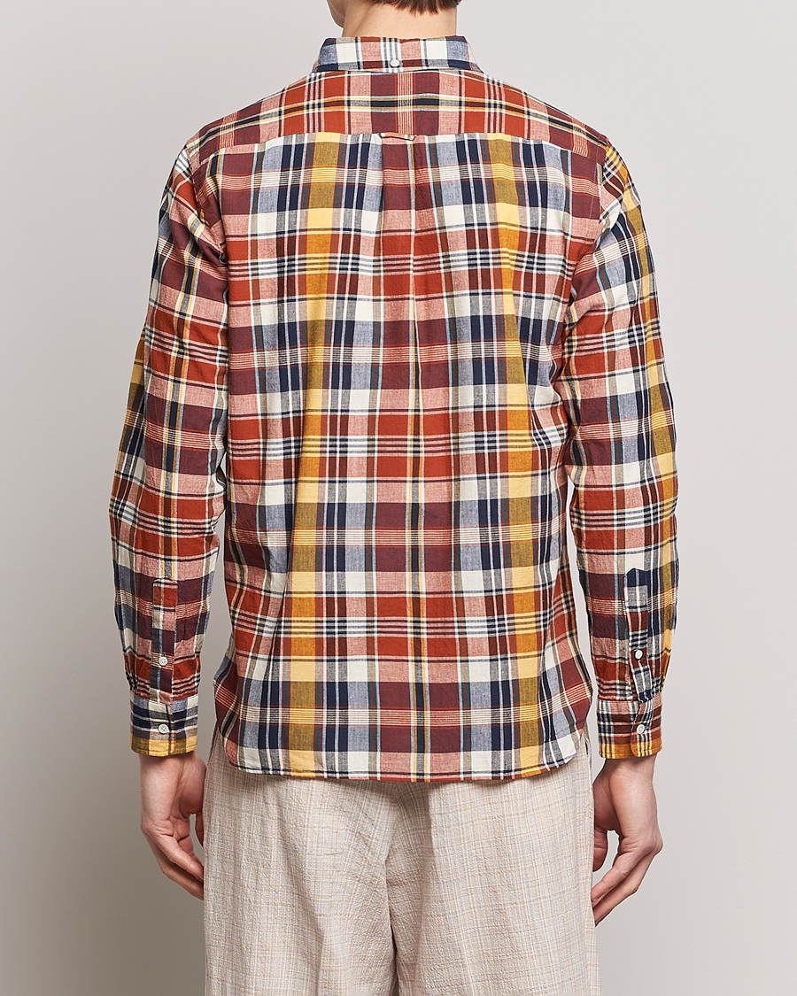 Men | Shirts | BEAMS PLUS | Indian Madras Button Down Shirt Brown Check