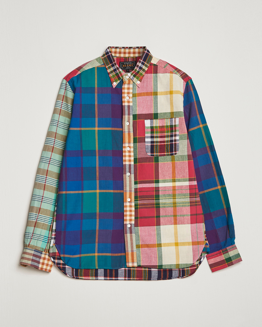 Men | Shirts | BEAMS PLUS | Indian Madras Button Down Shirt Multicolor
