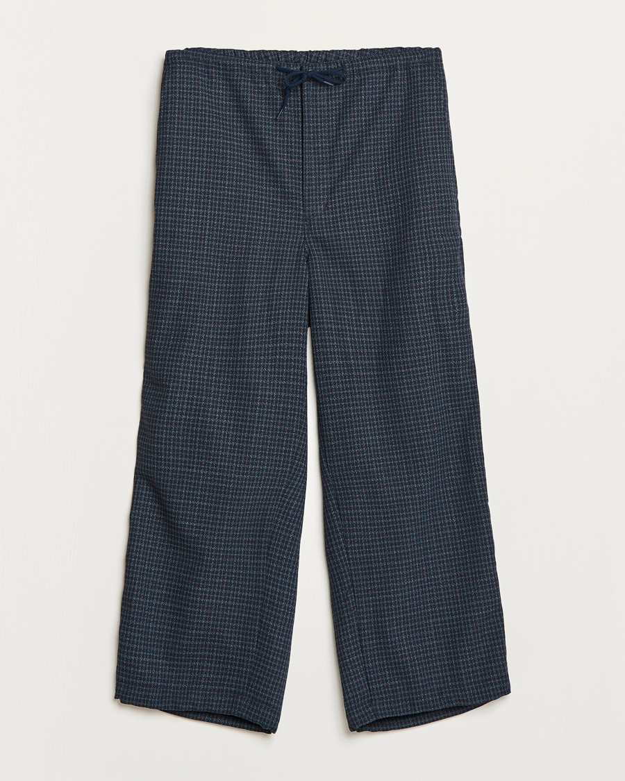 Men | Trousers | BEAMS PLUS | Panama Wool Pants Navy