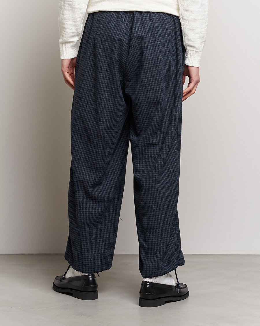 Men | Trousers | BEAMS PLUS | Panama Wool Pants Navy