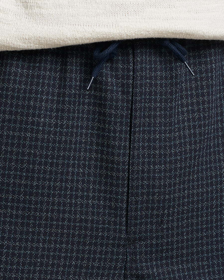 Men | Trousers | BEAMS PLUS | Panama Wool Pants Navy