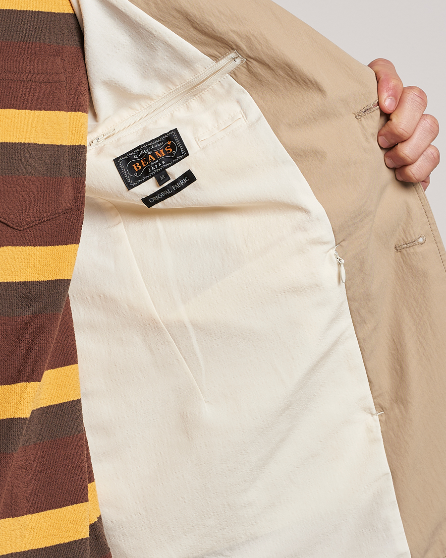 Men | Blazers | BEAMS PLUS | Comfort Cloth Travel Jacket Beige