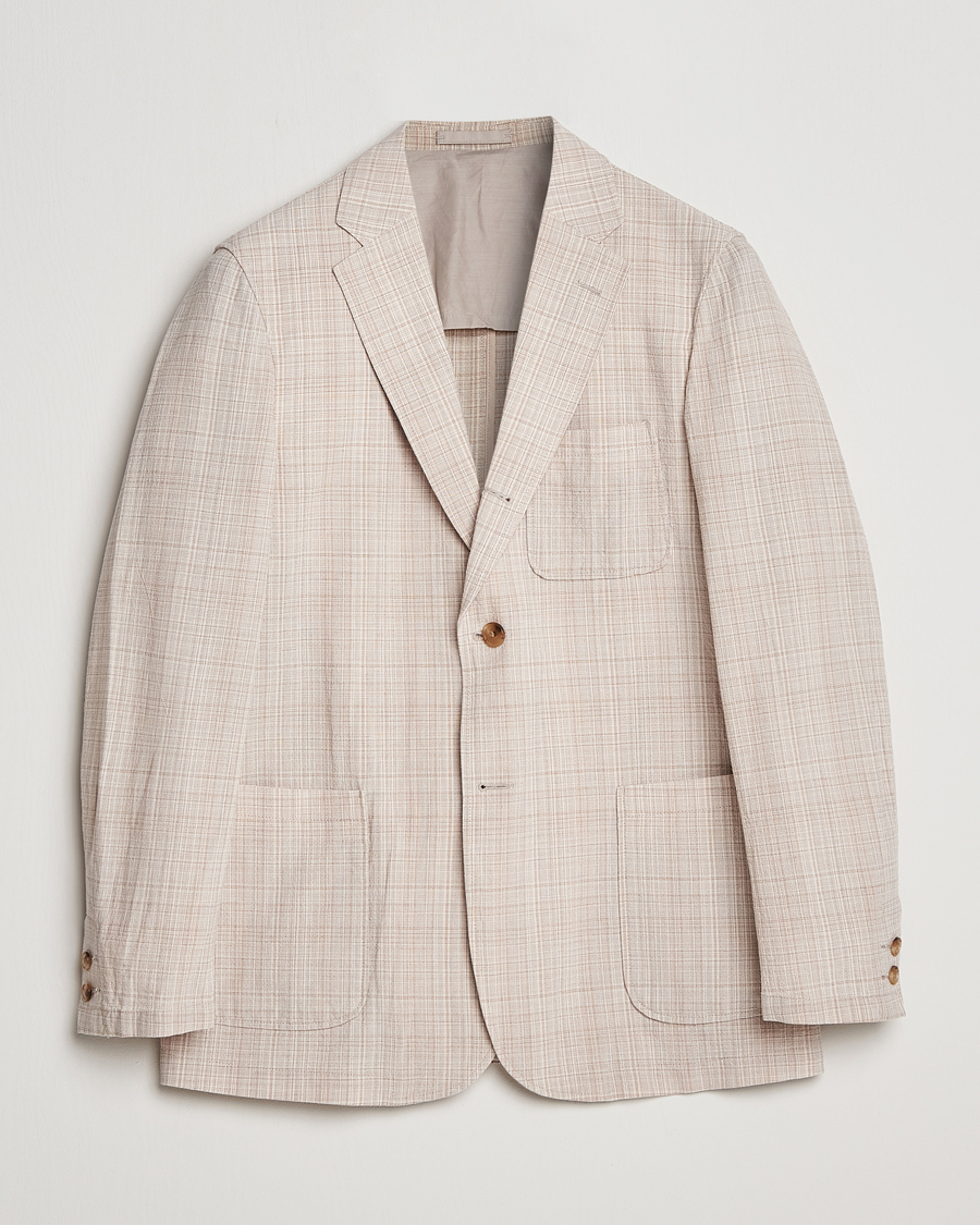 Men | Blazers | BEAMS PLUS | Cotton/Linen Comfort Jacket Natural