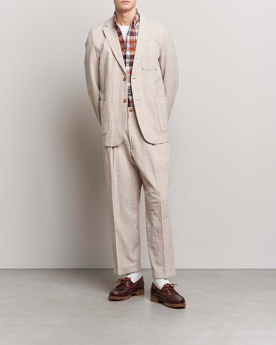 Men | Blazers | BEAMS PLUS | Cotton/Linen Comfort Jacket Natural