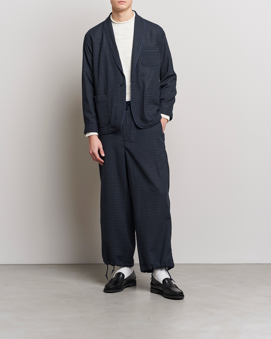 Men | Blazers | BEAMS PLUS | Panama Smoking Jacket Navy