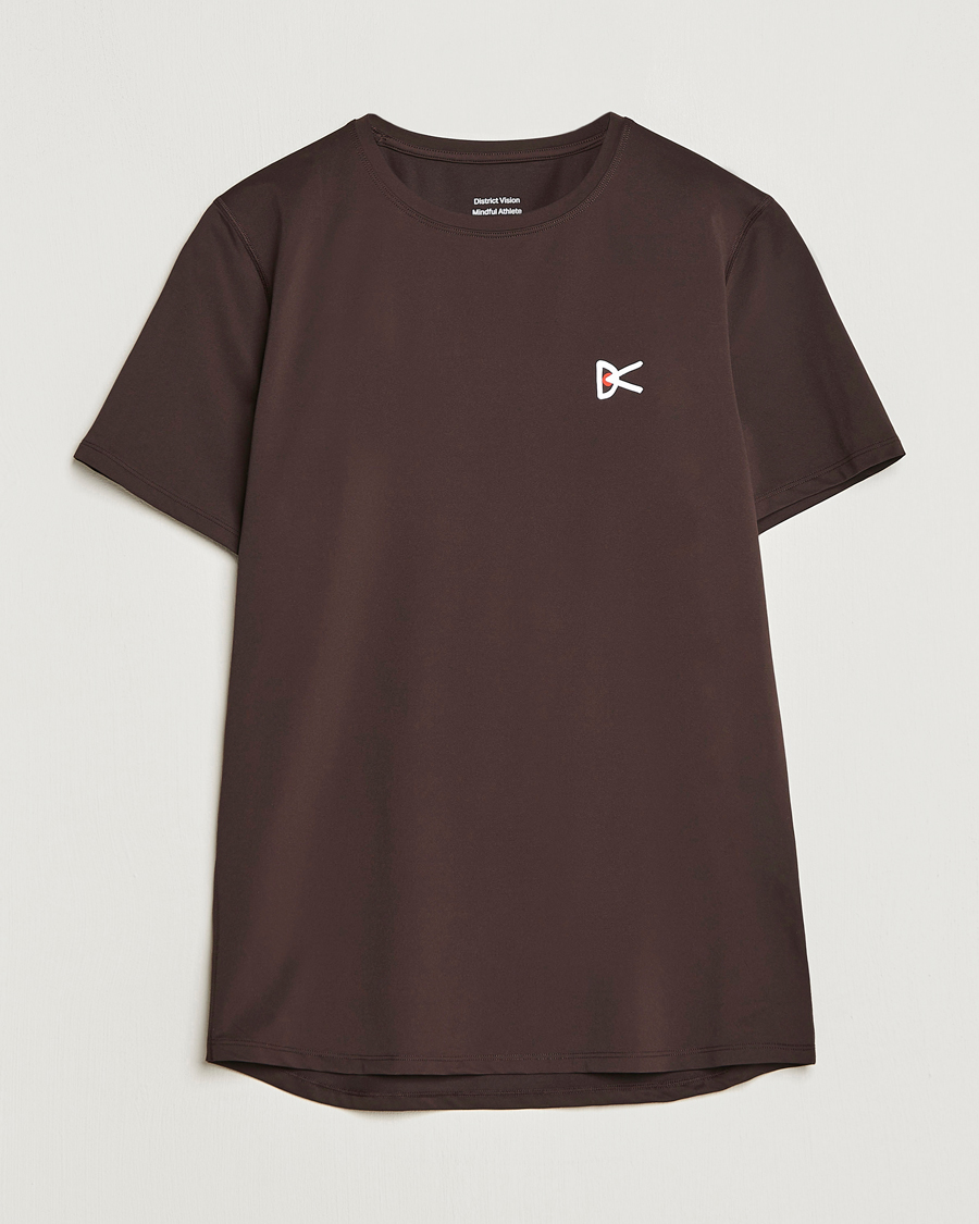 Men | T-Shirts | District Vision | Deva-Tech Short Sleeve T-Shirt Cacao