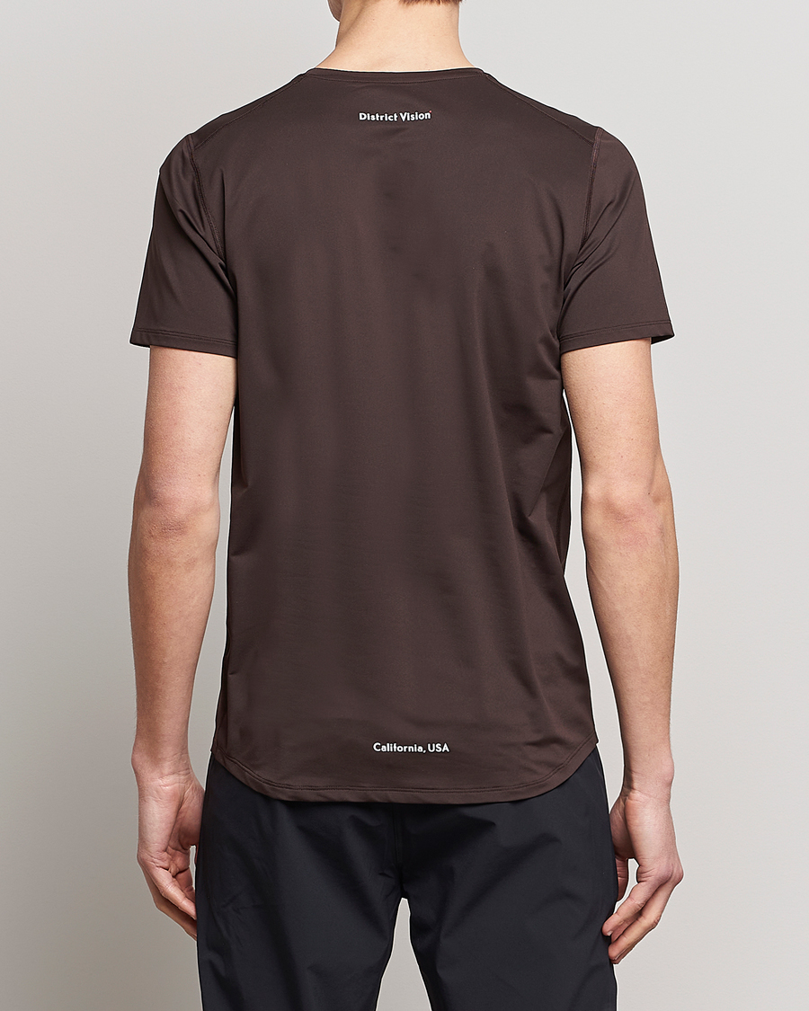 District Vision Deva-Tech Short Sleeve T-Shirt Cacao at CareOfCarl.com