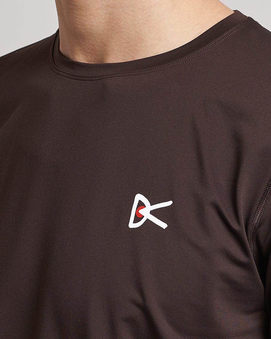 District Vision Deva-Tech Short Sleeve T-Shirt Cacao at CareOfCarl.com