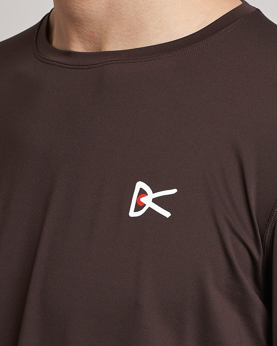 Men | T-Shirts | District Vision | Deva-Tech Long Sleeve T-Shirt Cacao