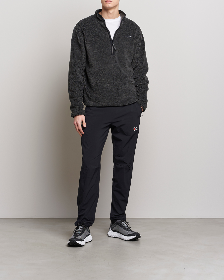 Men | Sweaters & Knitwear | District Vision | Doug Half Zip Fleece Charcoal