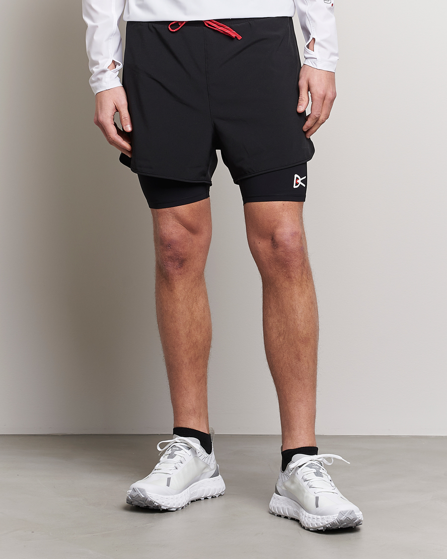 Men | Functional shorts | District Vision | Aaron Trail Shorts Black