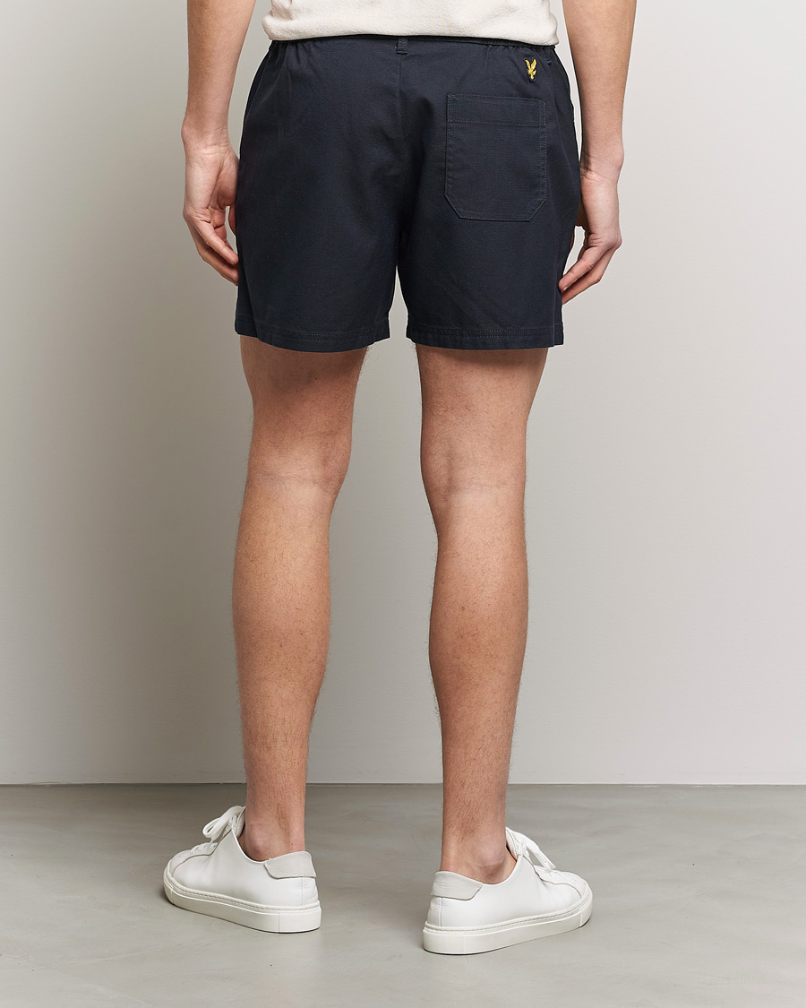 Men | Shorts | Lyle & Scott | Textured Shorts Dark Navy