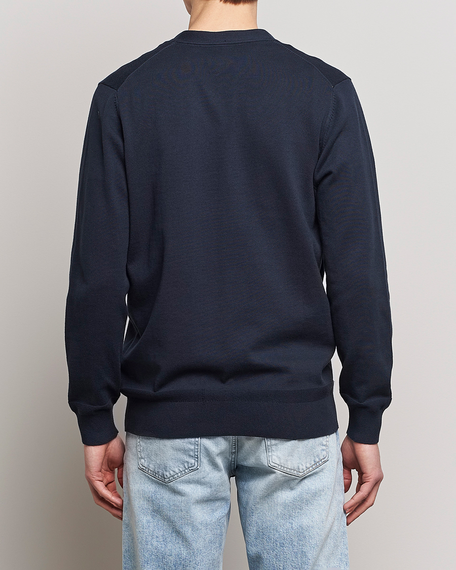 Men | Sweaters & Knitwear | Lyle & Scott | Cotton Cardigan Dark Navy
