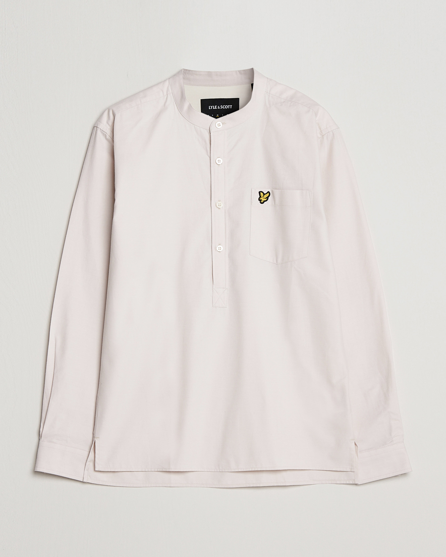 Men | Shirts | Lyle & Scott | Marl Grandad Shirt Cove