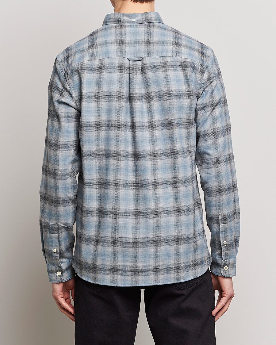 Men | Shirts | Lyle & Scott | Button Down Flannel Shirt Cold Grey