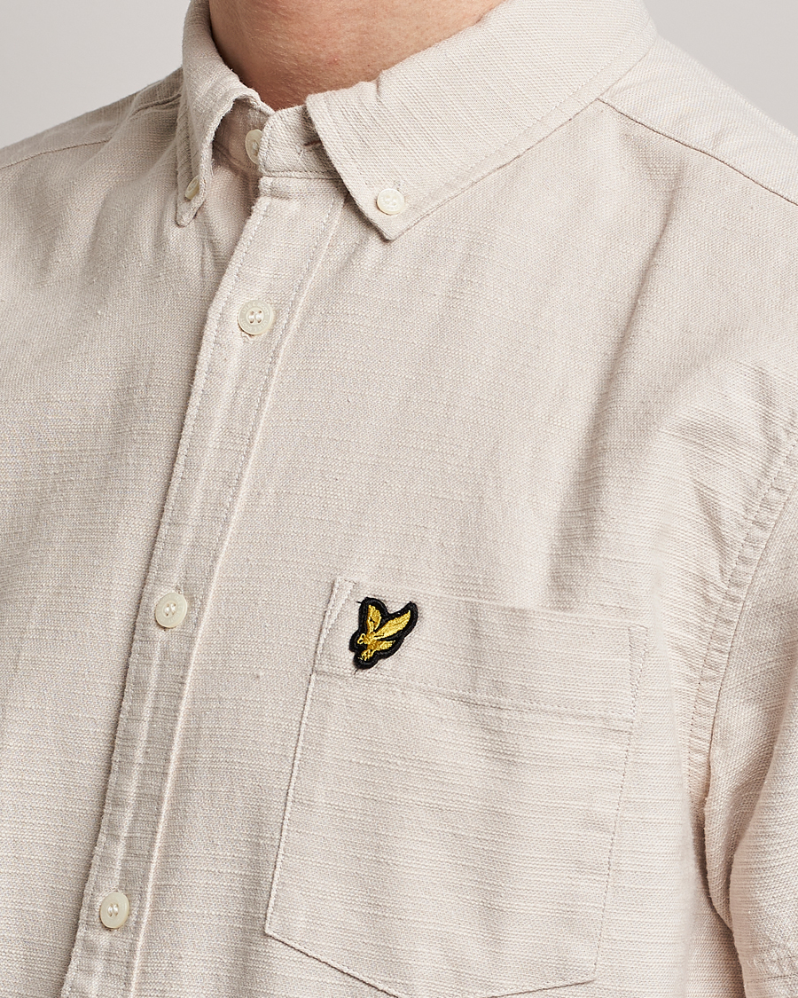 Men | Shirts | Lyle & Scott | Cotton Slub Short Sleeve Shirt Cove