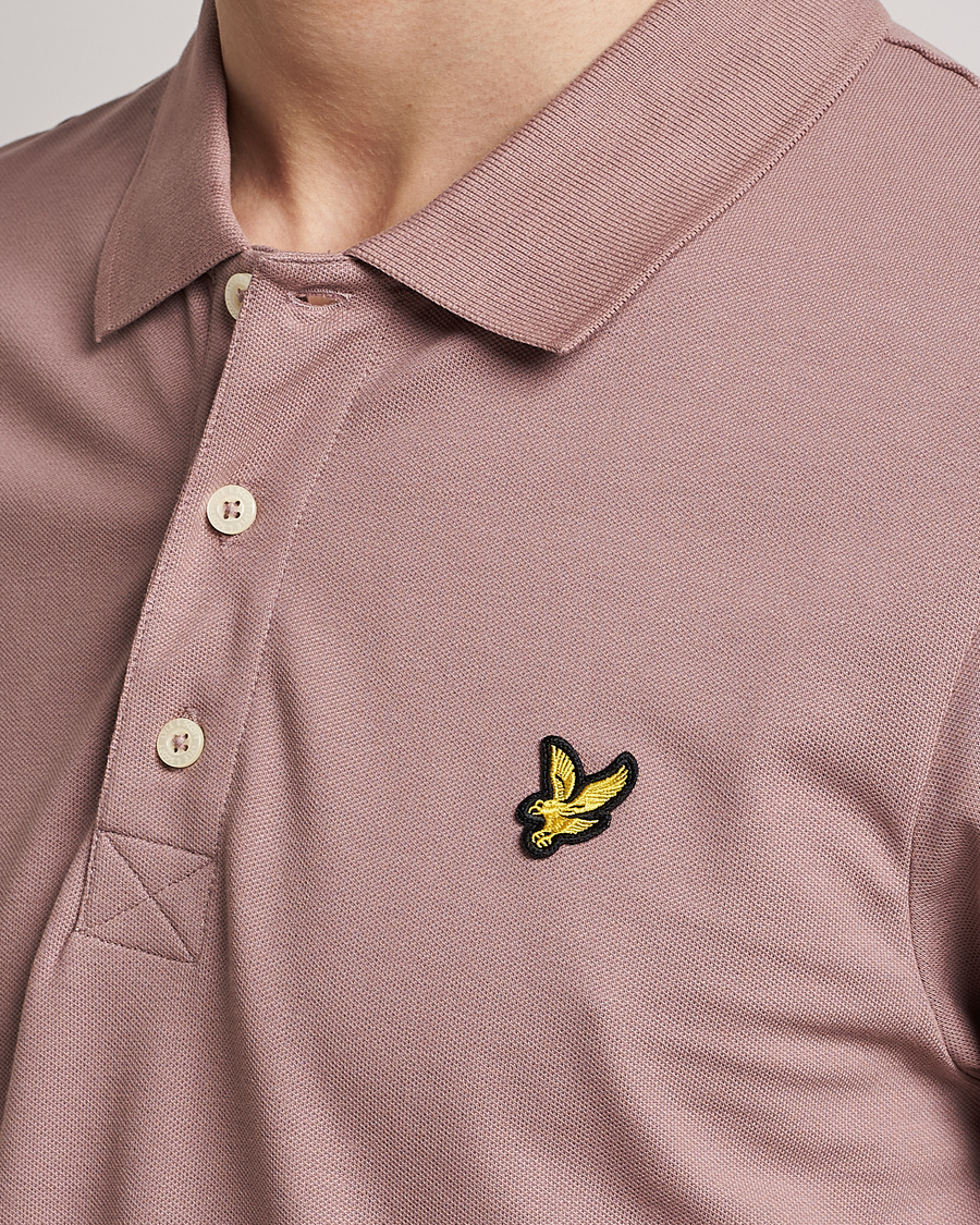 Men | Polo Shirts | Lyle & Scott | Plain Pique Polo Hutton Pink
