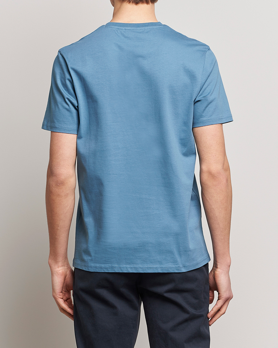Men | T-Shirts | Lyle & Scott | Crew Neck Organic Cotton Tee Skipton Blue