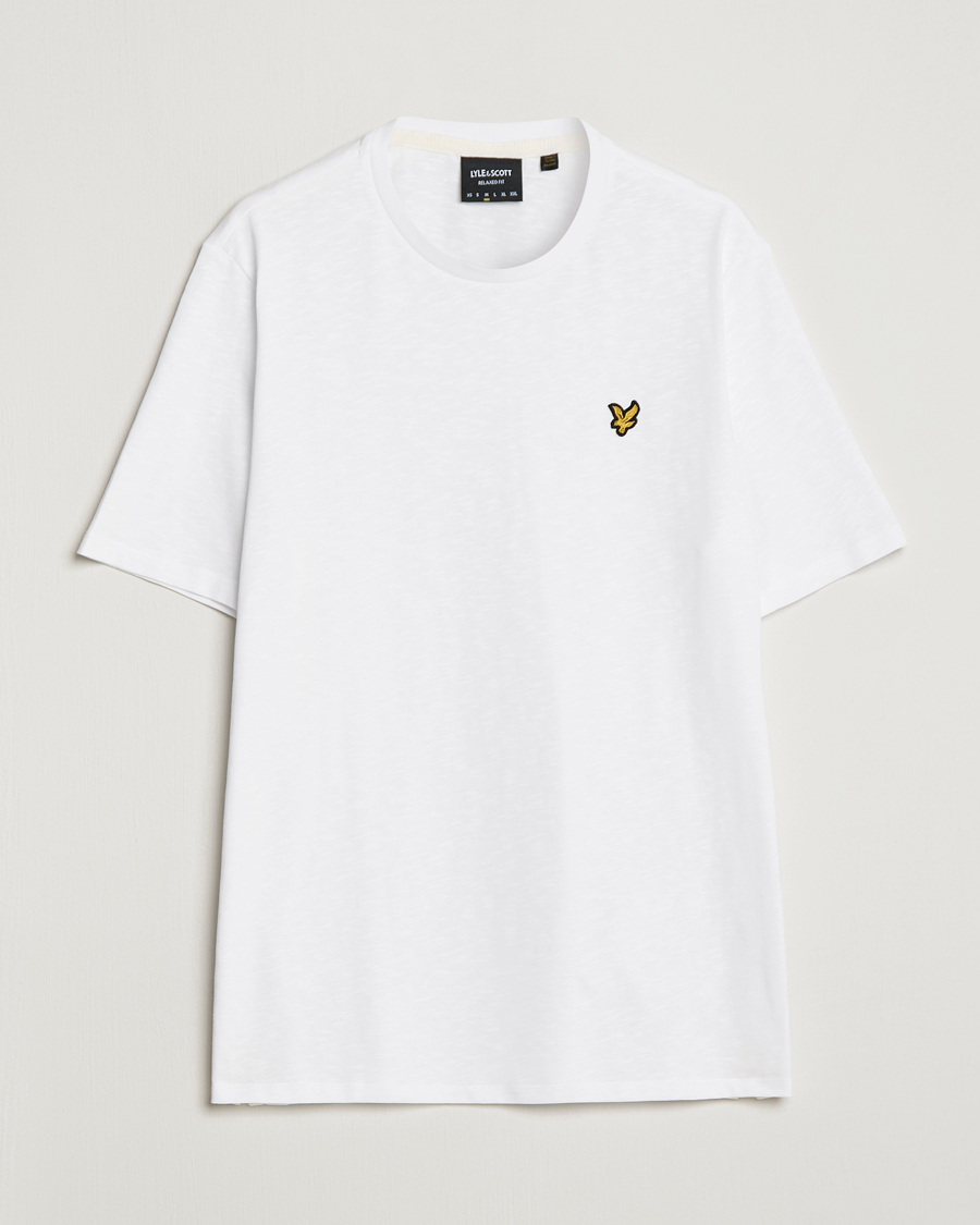 Men | T-Shirts | Lyle & Scott | Slub T-Shirt White