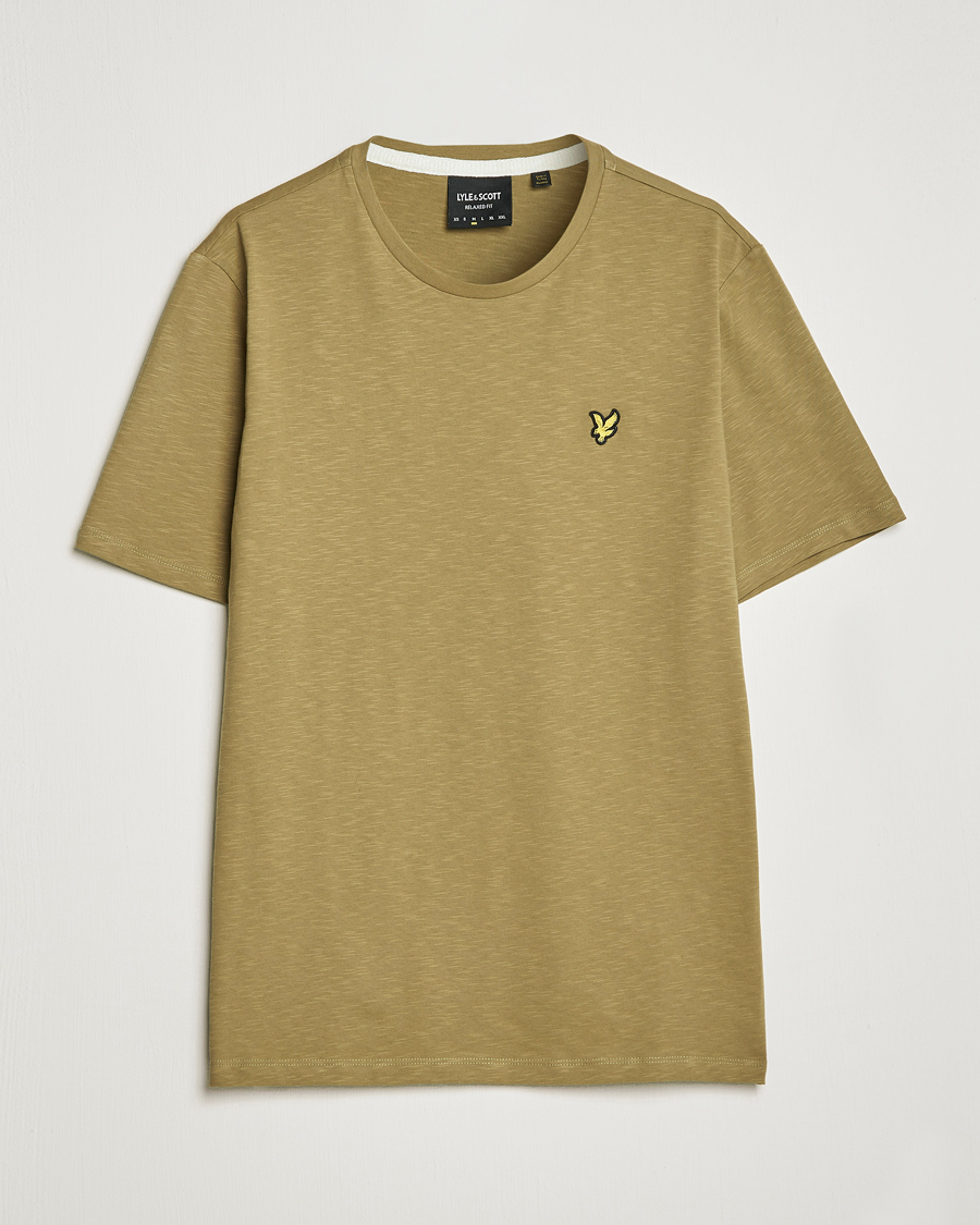 Men | T-Shirts | Lyle & Scott | Slub T-Shirt Sea Weed