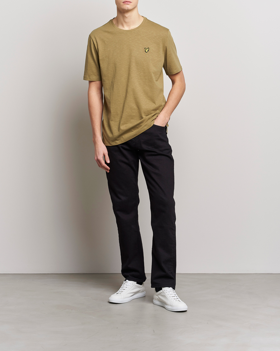 Men | T-Shirts | Lyle & Scott | Slub T-Shirt Sea Weed