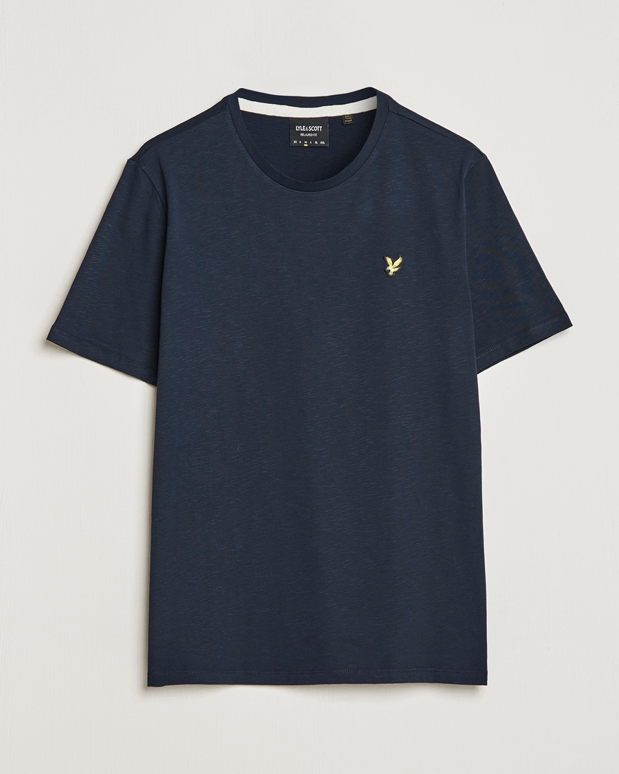 Men | T-Shirts | Lyle & Scott | Slub T-Shirt Dark Navy
