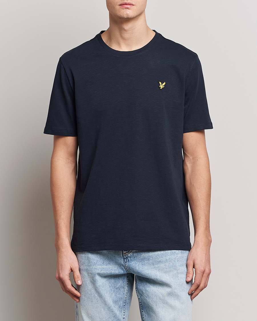 Men | T-Shirts | Lyle & Scott | Slub T-Shirt Dark Navy
