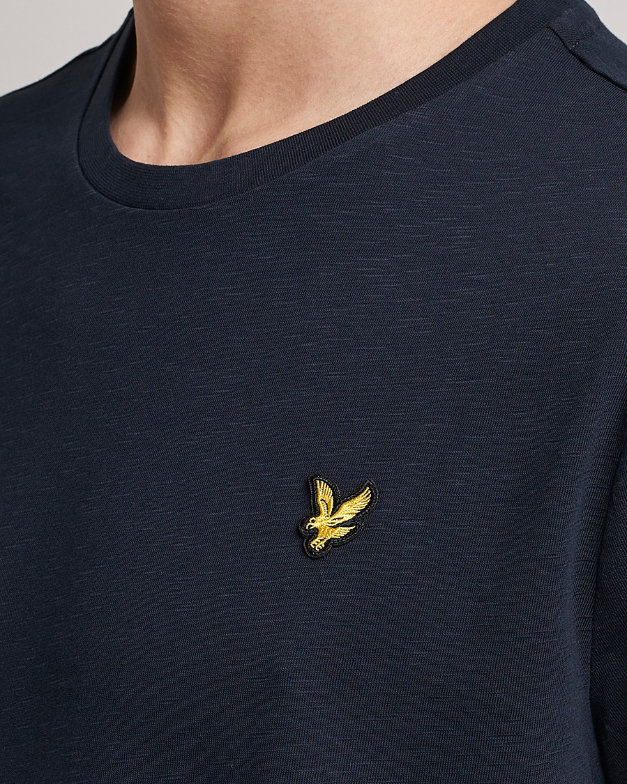 Men | T-Shirts | Lyle & Scott | Slub T-Shirt Dark Navy