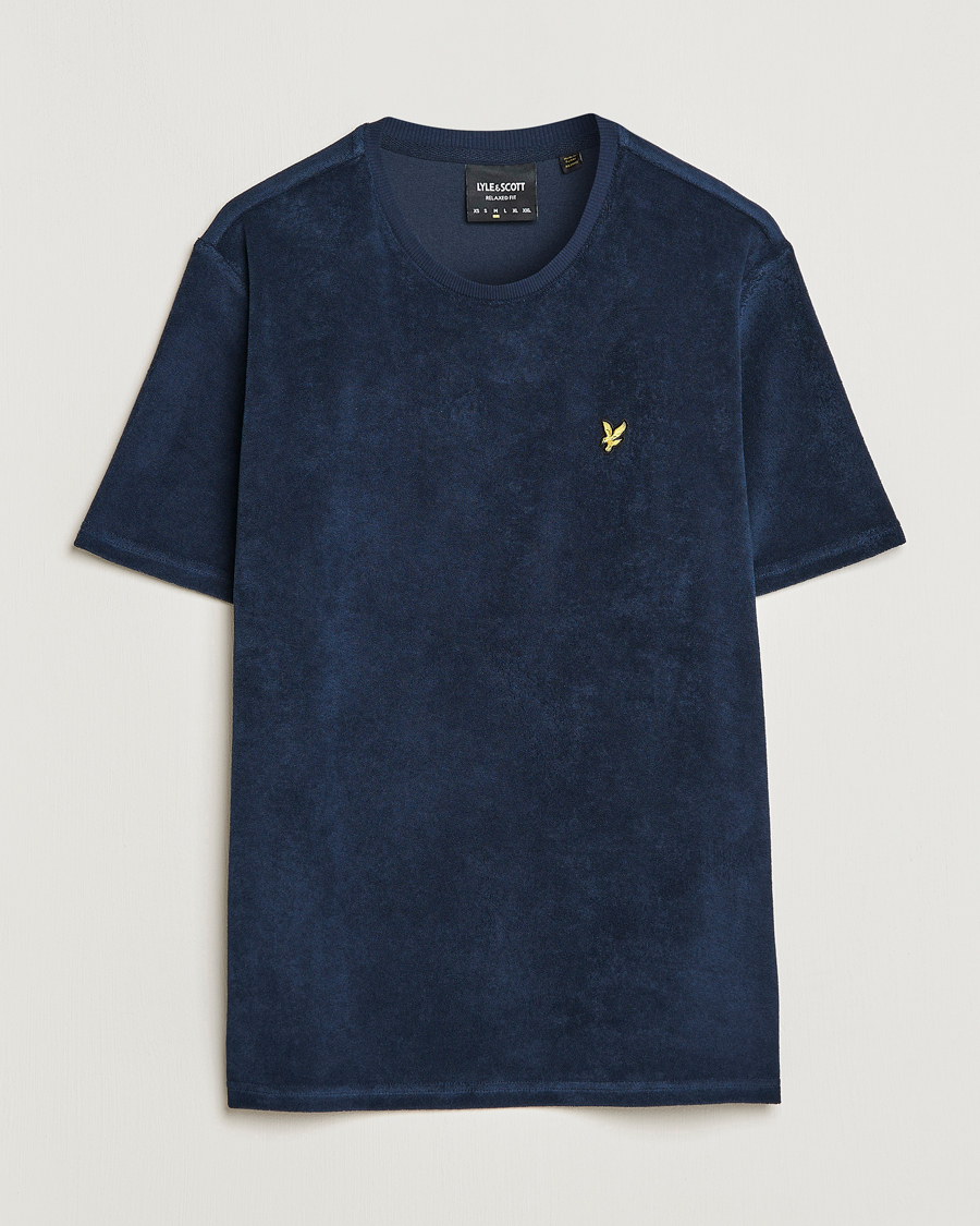 Men | T-Shirts | Lyle & Scott | Terry T-Shirt Dark Navy