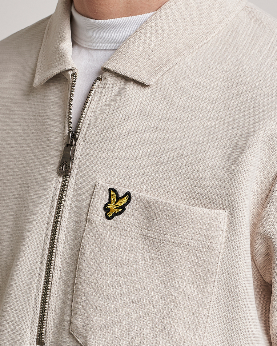 Men | Sweaters & Knitwear | Lyle & Scott | Crest Half Zip Sweater Cove
