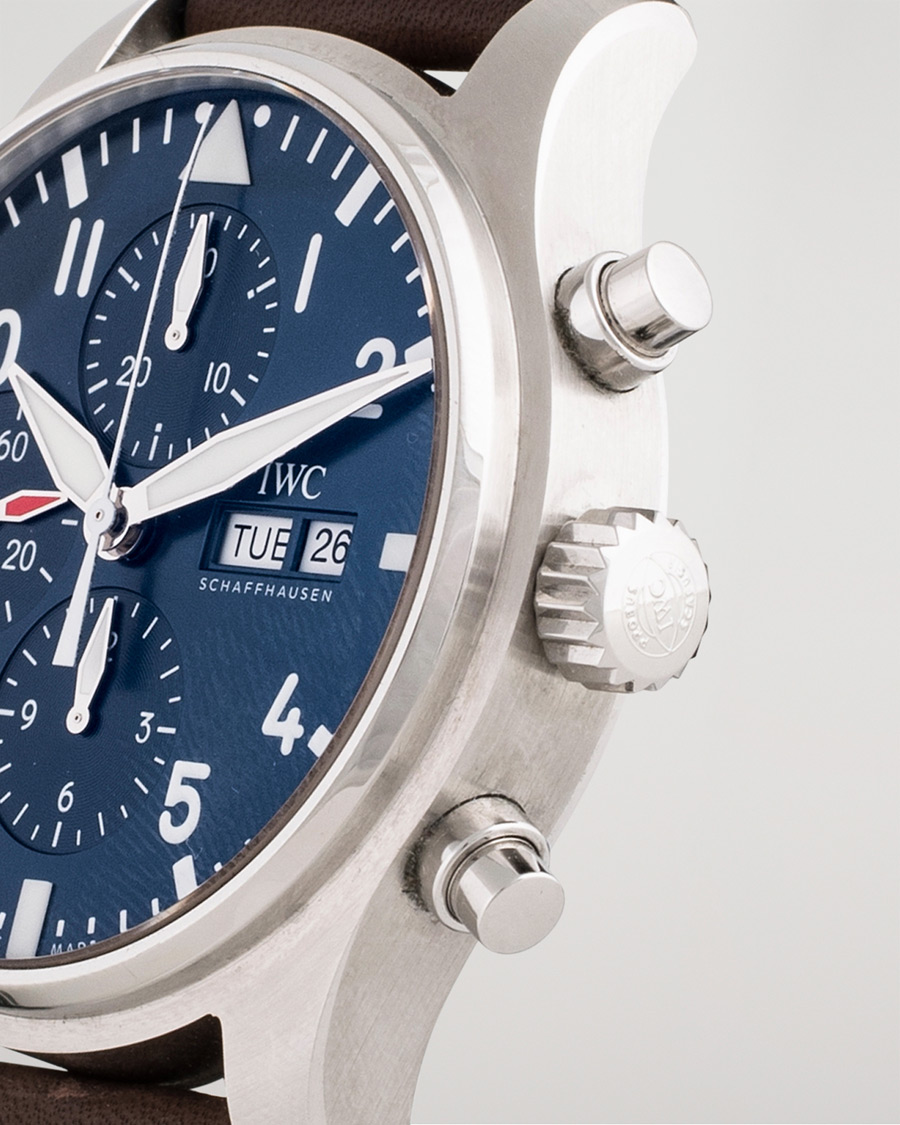 Men | Pre-Owned & Vintage Watches | IWC Pre-Owned | Le Petit Prince Chronograph IW377714 Steel Blue