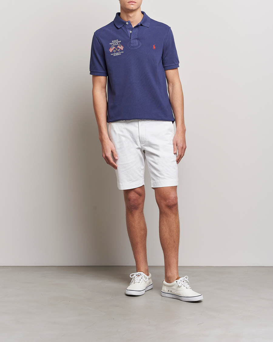 Men | Polo Shirts | Polo Ralph Lauren | Classic Fit Flag Polo Boathouse Navy