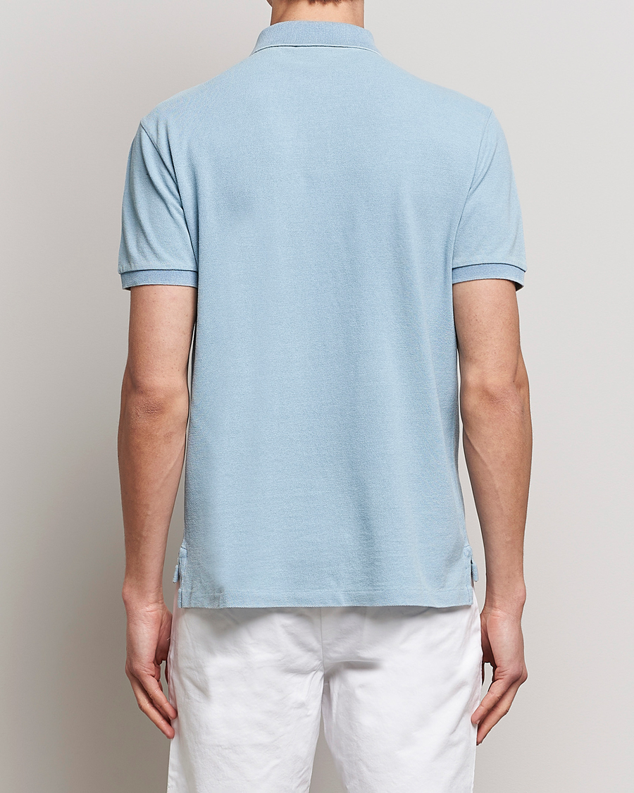 Men | Polo Shirts | Polo Ralph Lauren | Custom Slim Fit Polo Light Indigo