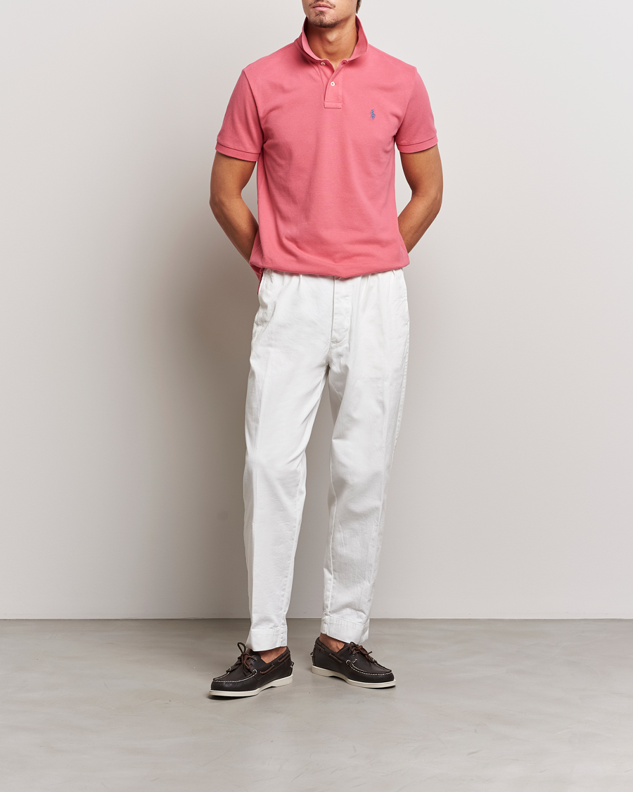 Men | Polo Shirts | Polo Ralph Lauren | Custom Slim Fit Polo Red Sky