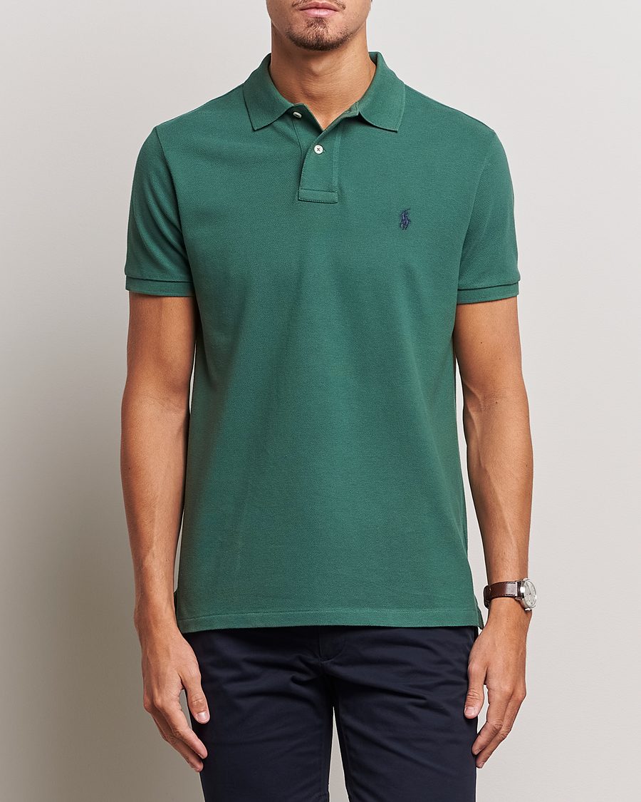 Men |  | Polo Ralph Lauren | Custom Slim Fit Polo Washed Forest