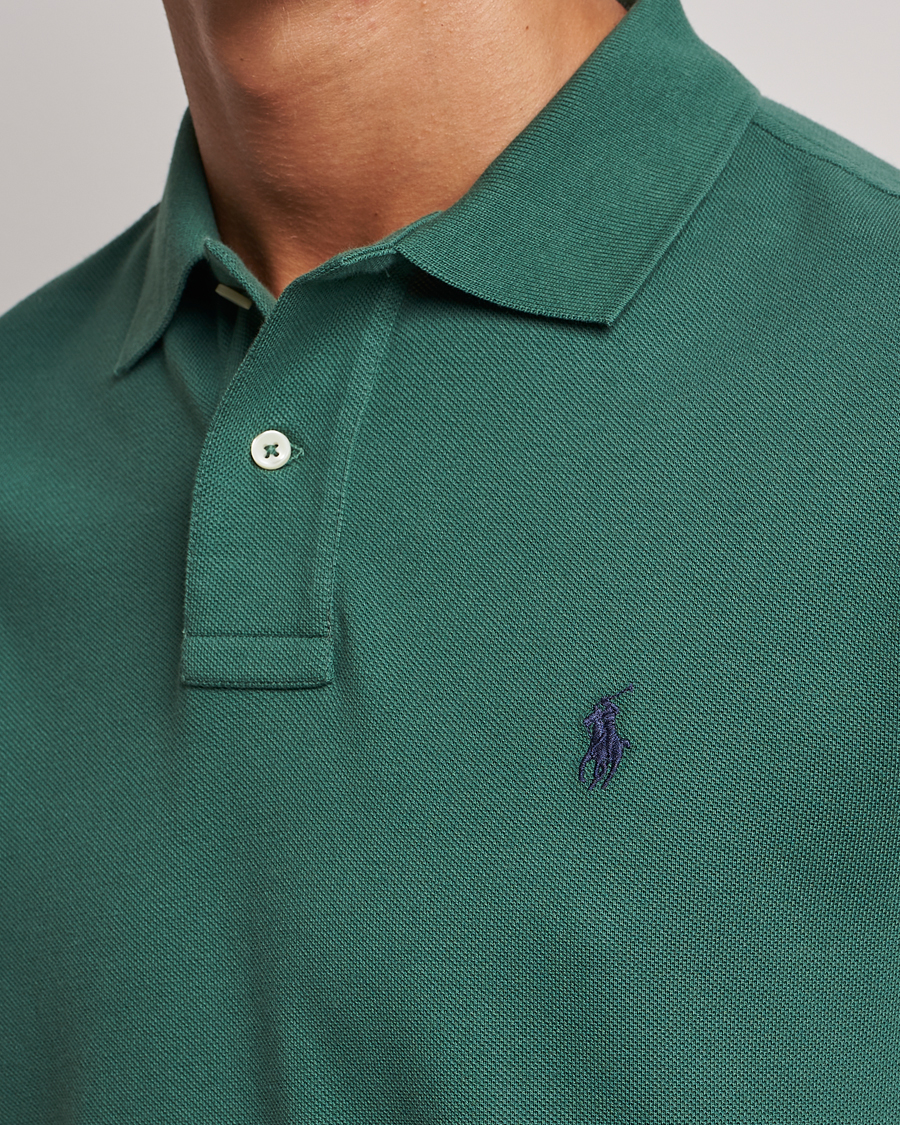 Men | Polo Shirts | Polo Ralph Lauren | Custom Slim Fit Polo Washed Forest