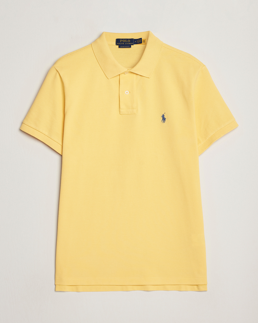 Men | Polo Shirts | Polo Ralph Lauren | Custom Slim Fit Polo Fall Yellow