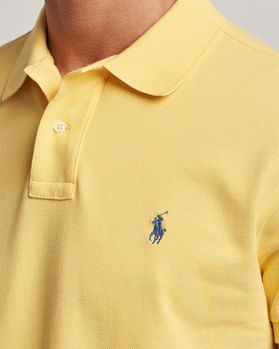 Men | Polo Shirts | Polo Ralph Lauren | Custom Slim Fit Polo Fall Yellow