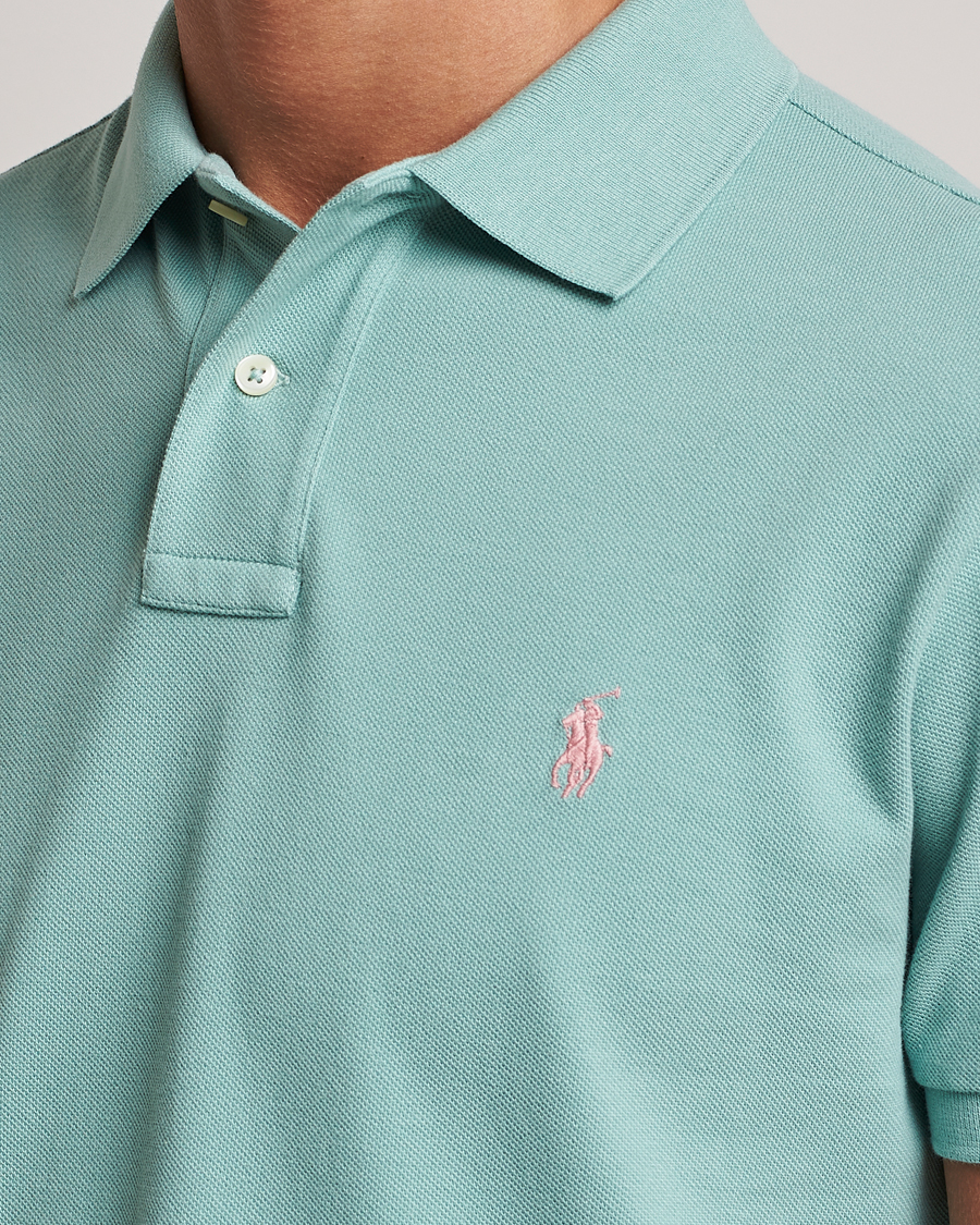Men | Polo Shirts | Polo Ralph Lauren | Custom Slim Fit Polo Essex Green