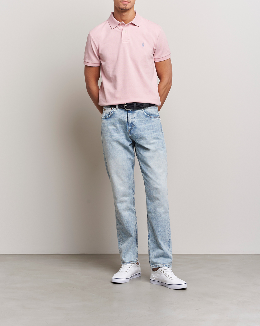 Men | Polo Shirts | Polo Ralph Lauren | Custom Slim Fit Polo Chino Pink