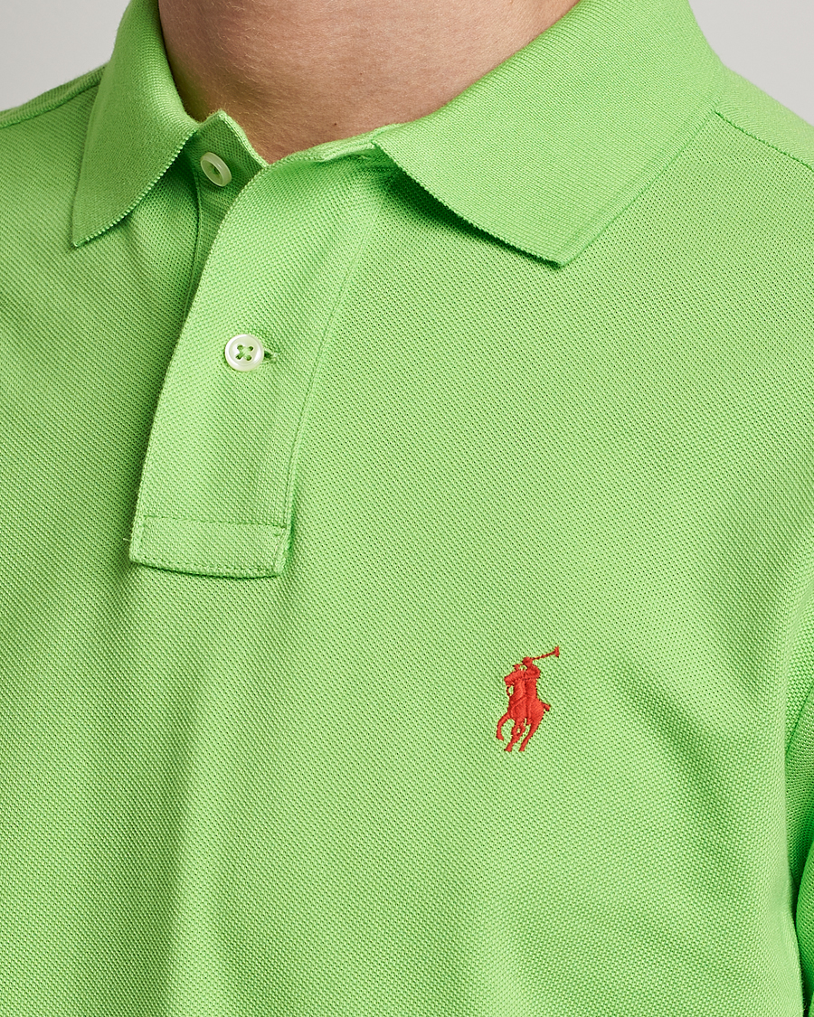 Men | Polo Shirts | Polo Ralph Lauren | Custom Slim Fit Polo Kiwi Lime