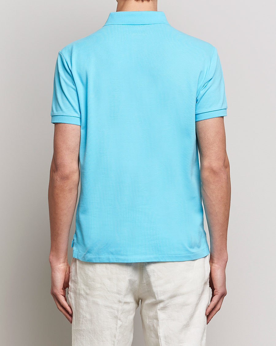 Men | Polo Shirts | Polo Ralph Lauren | Custom Slim Fit Polo Turquoise Nova
